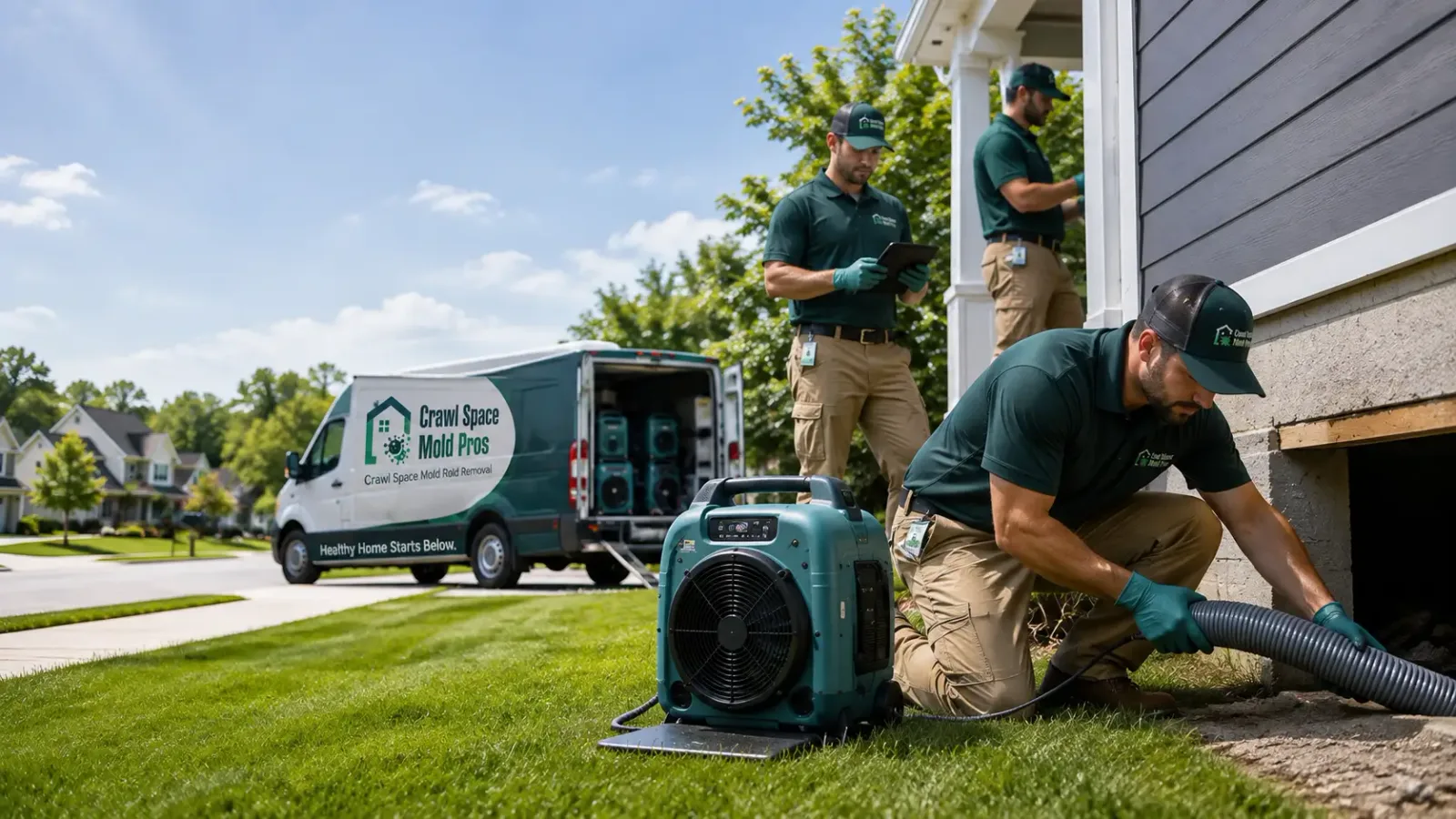 Crawl Space Mold Removal in Elliott, IA